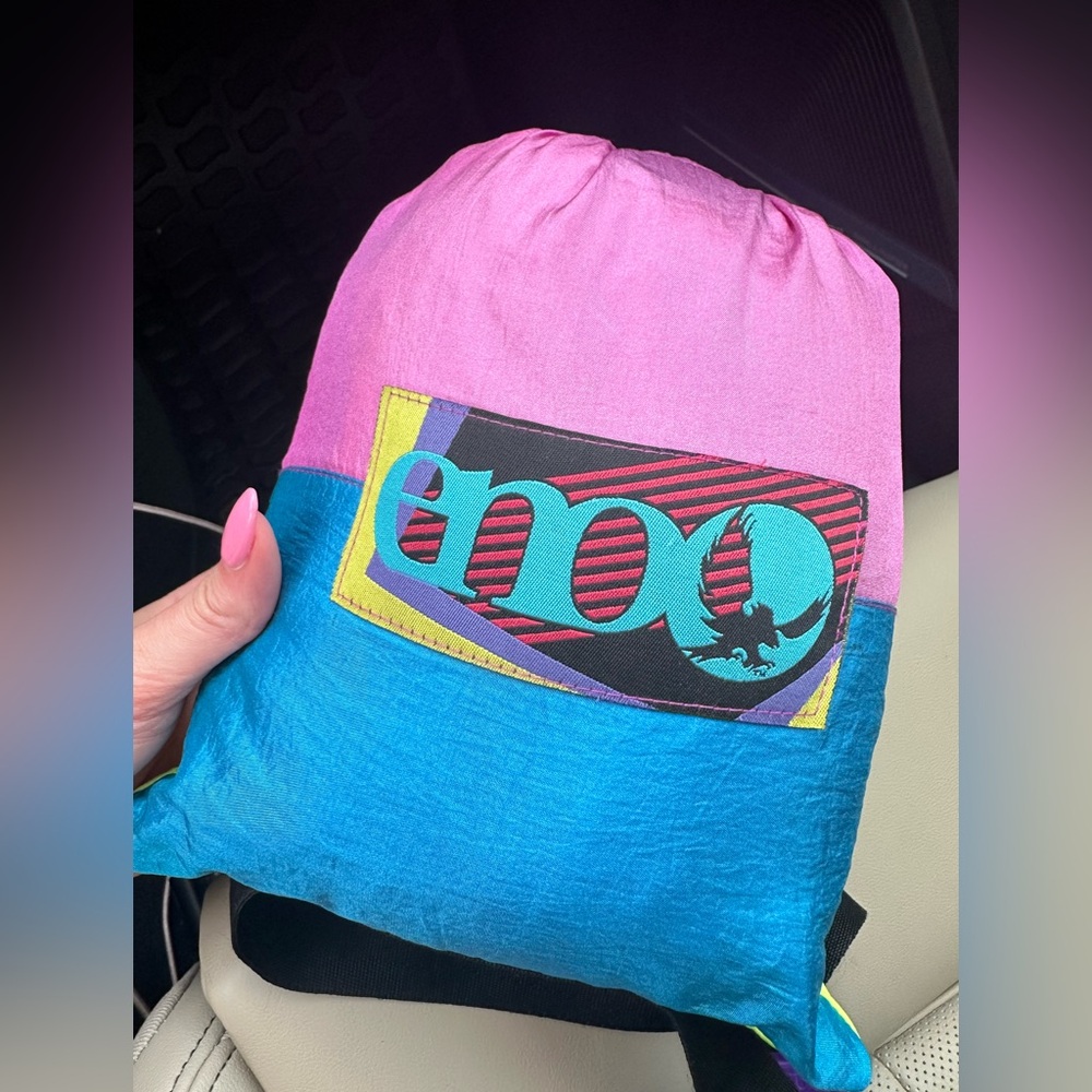 ENO DoubleNest Hammock - Retro Tri with Atlas Suspension System